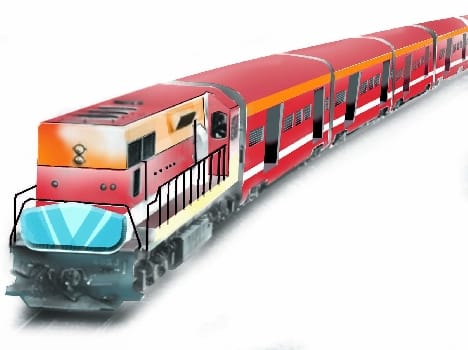 According to the publication Out of the train speed